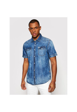 Guess Риза M1GH27 D4CF1 Син Slim Fit - Pepit.bg