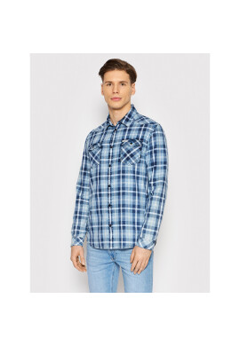 Guess Риза M2GH02 D4LQ2 Син Slim Fit - Pepit.bg