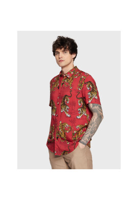 Guess Риза M3GH09 WD4Z2 Червен Regular Fit - Pepit.bg
