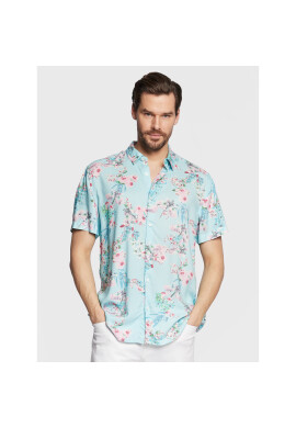 Guess Риза M3GH34 WD4Z2 Син Slim Fit - Pepit.bg