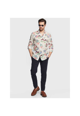 Guess Риза M3GH56 WFDS1 Бежов Regular Fit - Pepit.bg