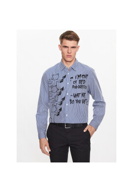 Guess Риза M3YH76 WEJ60 Син Regular Fit - Pepit.bg