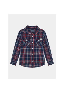 Guess Риза N3BH01 D52G1 Син Regular Fit - Pepit.bg