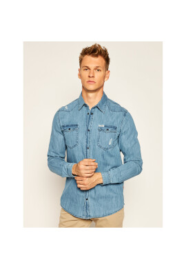 Guess Риза Truckee M0YH02 D14LM Син Regular Fit - Pepit.bg