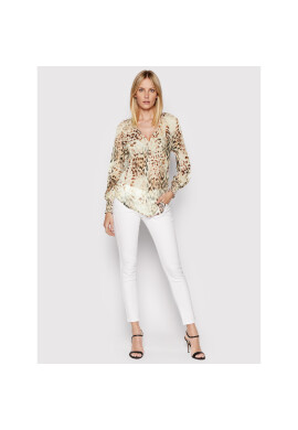 Guess Риза W2GH93 WEL02 Бежов Regular Fit - Pepit.bg