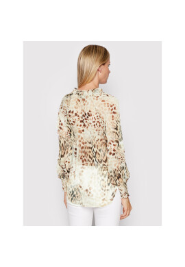 Guess Риза W2GH93 WEL02 Бежов Regular Fit - Pepit.bg