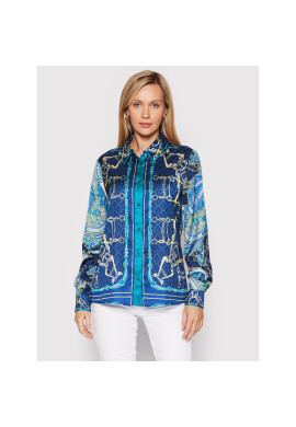 Guess Риза W2PH81 WD8G0 Син Regular Fit - Pepit.bg