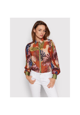 Guess Риза W2YH55 WEKB2 Червен Regular Fit - Pepit.bg