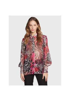 Guess Риза W3RH78 WDWT2 Розов Regular Fit - Pepit.bg