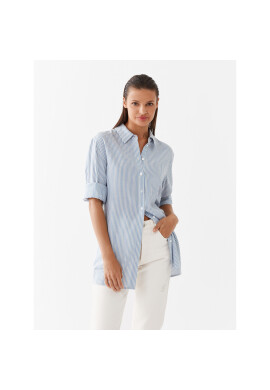 Guess Риза W3YH83 WFLH0 Син Oversize - Pepit.bg