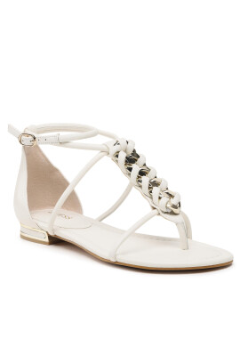 Guess Сандали Cadha FL6CDH LEA21 Бял - Pepit.bg