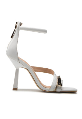 Guess Сандали Jeomie FL7JEO LEA03 Бял - Pepit.bg