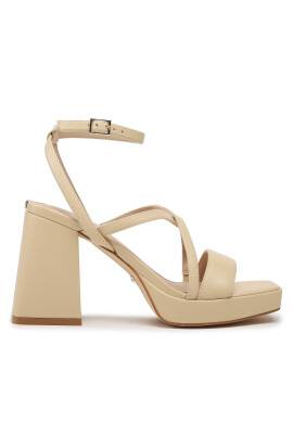 Guess Сандали Tiline FL6TLI LEA03 Бежов - Pepit.bg