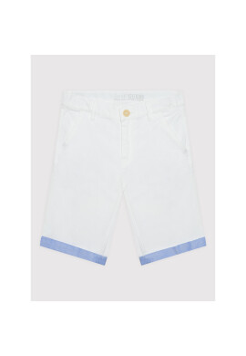 Guess Шорти от плат L2RD02 WEHD0 Бял Regular Fit - Pepit.bg