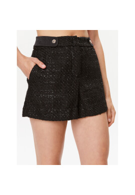 Guess Шорти от плат W3BD93 WFQH0 Черен Regular Fit - Pepit.bg