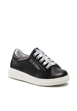 Guess Сникърси FI7COL LEA12 Черен - Pepit.bg