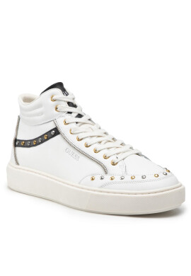 Guess Сникърси Vice Mid Studs FM5VDS LEA12 Бял - Pepit.bg
