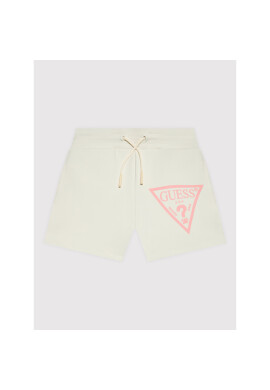 Guess Спортни шорти J2RD08 KAMN2 Бял Regular Fit - Pepit.bg