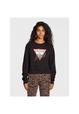 Guess Суитшърт Icon W2BQ18 KB683 Черен Regular Fit - Pepit.bg