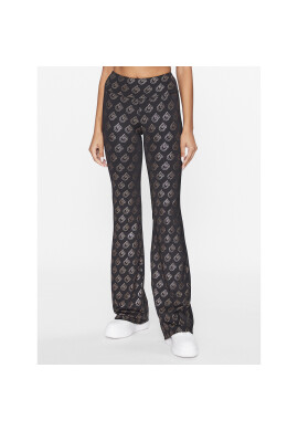 Guess Текстилни панталони V3BB15 MC03W Черен Regular Fit - Pepit.bg