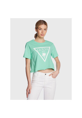 Guess Тишърт Logo E02I01 JA914 Зелен Boxy Fit - Pepit.bg