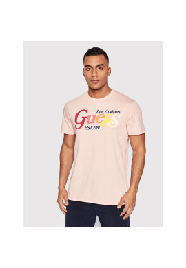 Guess Тишърт M2YI07 K9RM1 Розов Regular Fit - Pepit.bg