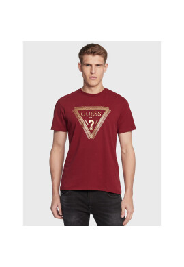 Guess Тишърт M3RI68 KBDK0 Бордо Slim Fit - Pepit.bg