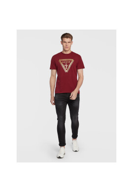 Guess Тишърт M3RI68 KBDK0 Бордо Slim Fit - Pepit.bg