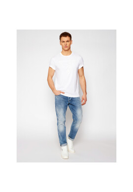 Guess Тишърт Triangle M0BI1J R9YK0 Бял Slim Fit - Pepit.bg