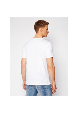 Guess Тишърт Triangle M0BI1J R9YK0 Бял Slim Fit - Pepit.bg