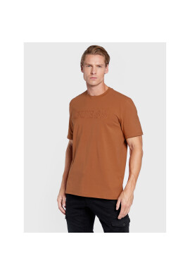 Guess Тишърт Z2YI11 J1311 Кафяв Regular Fit - Pepit.bg