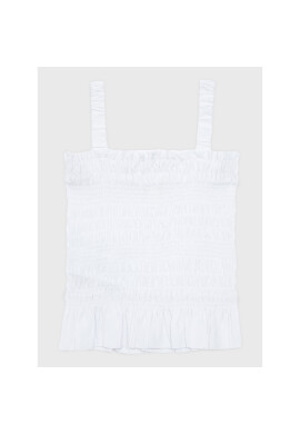 Guess топ J3GH04 WFBN0 Бял Regular Fit - Pepit.bg