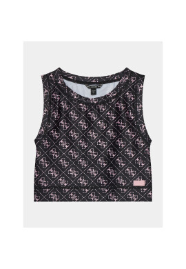 Guess топ J4RI36 MC01P Черен Slim Fit - Pepit.bg