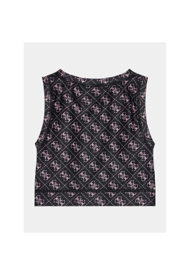 Guess топ J4RI36 MC01P Черен Slim Fit - Pepit.bg