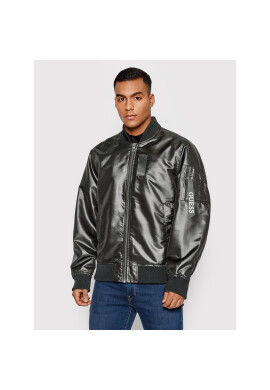 Guess Яке бомбър Satin M1GL01 R81M2 Черен Regular Fit - Pepit.bg