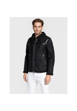 Guess Зимно яке Shearling M2BL33 WEZA2 Черен Regular Fit - Pepit.bg