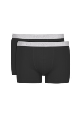 Hanro Комплект 2 чифта боксерки Cotton Essentials 3078 Черен - Pepit.bg
