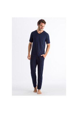 Hanro Тишърт Casuals 5035 Тъмносин Regular Fit - Pepit.bg