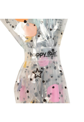Happy Rain Чадър Long Domeshape 40984 Бял - Pepit.bg