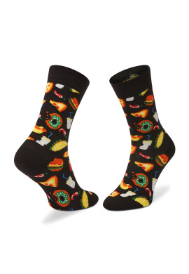 Happy Socks Чорапи дълги дамски JUN01-9300 Черен - Pepit.bg