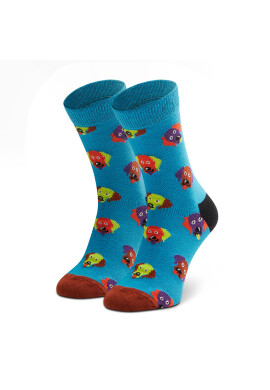 Happy Socks Чорапи дълги детски KDOG01-6300 Син - Pepit.bg
