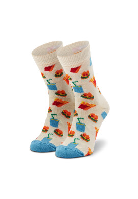 Happy Socks Чорапи дълги детски KHAM01-1300 Бял - Pepit.bg
