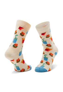 Happy Socks Чорапи дълги детски KHAM01-1300 Бял - Pepit.bg