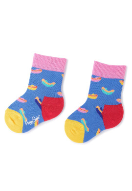 Happy Socks Чорапи дълги детски KHOT01-6000 Син - Pepit.bg