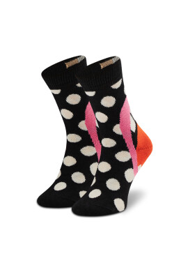 Happy Socks Чорапи дълги детски KLAU01-0200 Черен - Pepit.bg