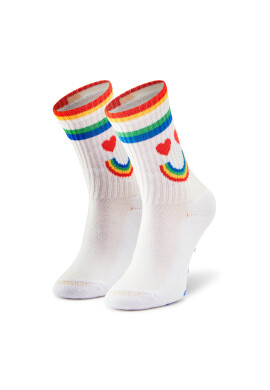 Happy Socks Чорапи дълги детски KRBS14-0100 Бял - Pepit.bg