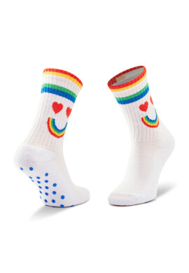 Happy Socks Чорапи дълги детски KRBS14-0100 Бял - Pepit.bg