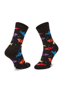 Happy Socks Чорапи дълги детски KSHA01-9300 Черен - Pepit.bg