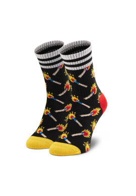 Happy Socks Дълги чорапи unisex ATMAT14-9300 Черен - Pepit.bg
