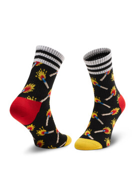 Happy Socks Дълги чорапи unisex ATMAT14-9300 Черен - Pepit.bg